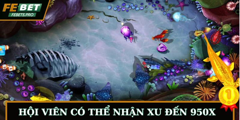 Hội viên có thể nhận xu đến 950X nếu hạ boss lớn