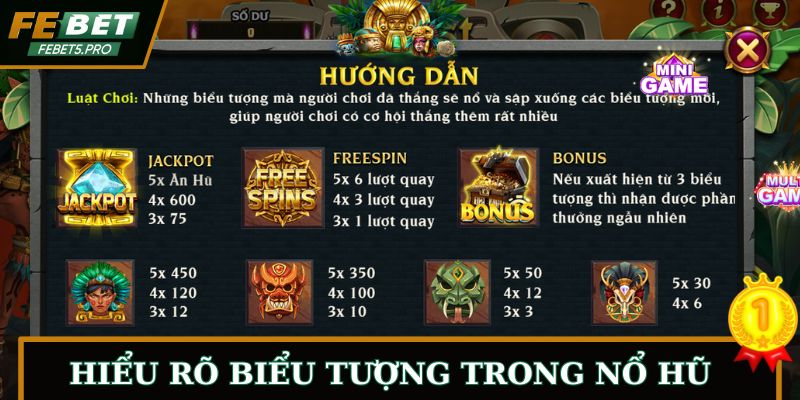 Nắm rõ các biểu tượng là chìa khóa chiến thắng khi chơi nổ hũ