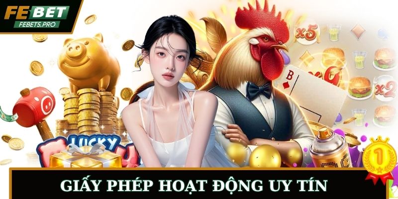 Giấy phép hoạt động uy tín từ nhiều đơn vị