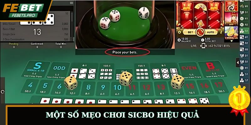 Một số mẹo chơi Sicbo hiệu quả