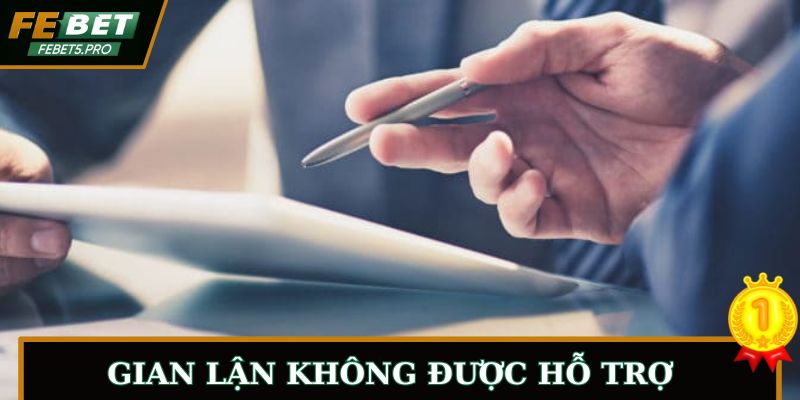 Nhà cái không chịu trách nhiệm sự cố từ gian lận