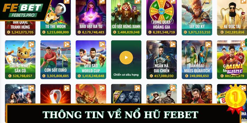 Thông tin tổng quát về chuyên mục về nổ hũ FEBET